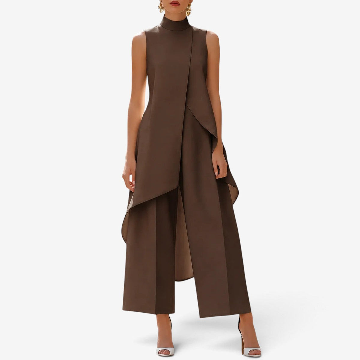 Selena™ Draped Sculptural Jumpsuit