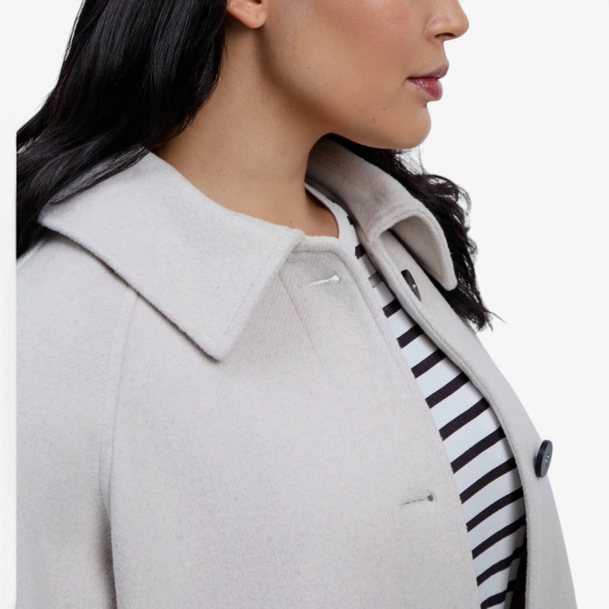 Aurelia™ Oversized Wool-Blend Cape Coat