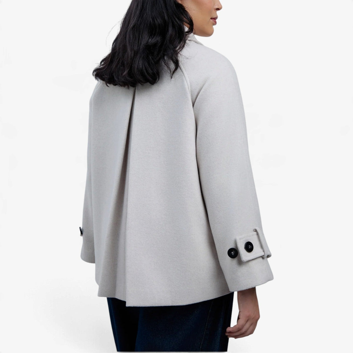Aurelia™ Oversized Wool-Blend Cape Coat