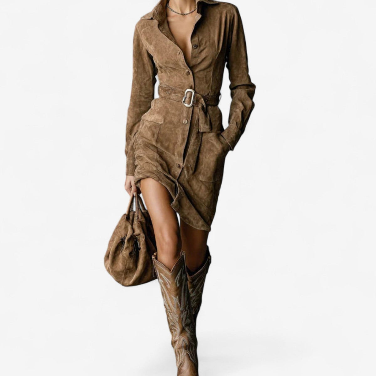 Betty™ Camel Dress