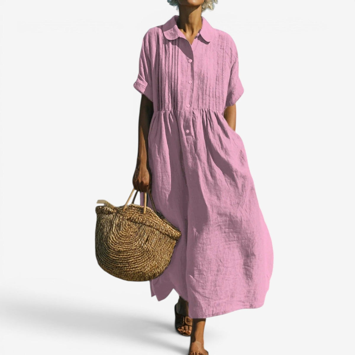 Eliana™ Midi shirt dress