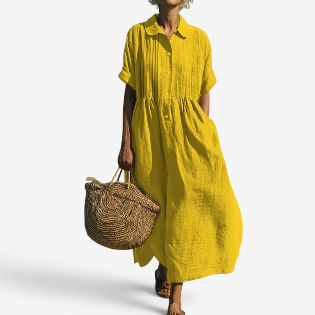 Eliana™ Midi shirt dress
