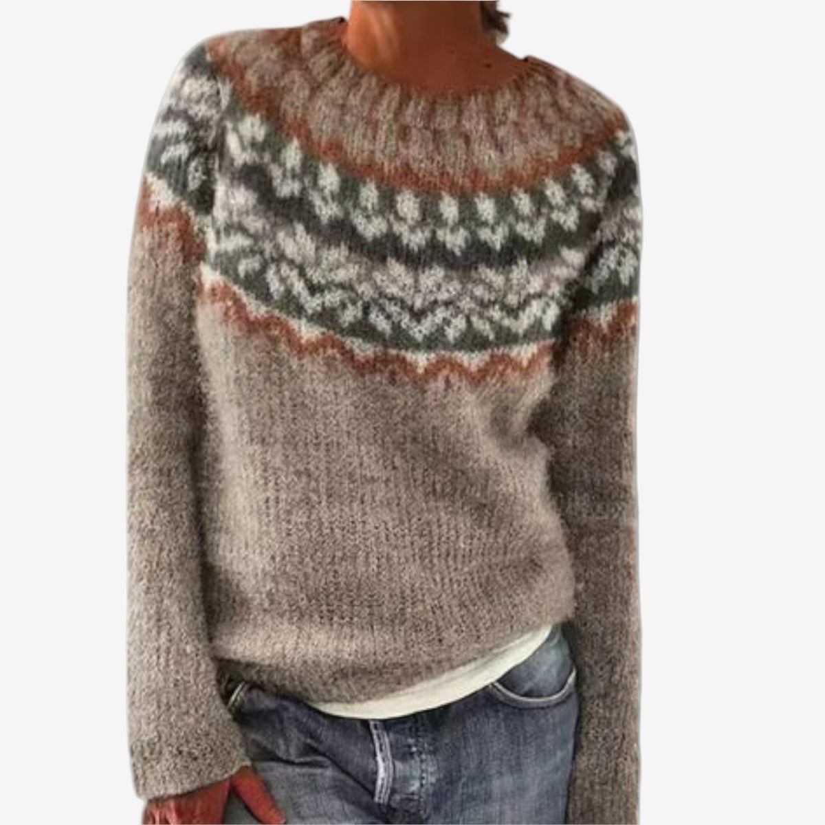 Suzane™ Nordic Knit Sweater
