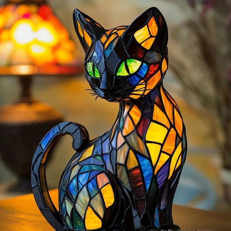 Belle Multicolour Glass Lamp