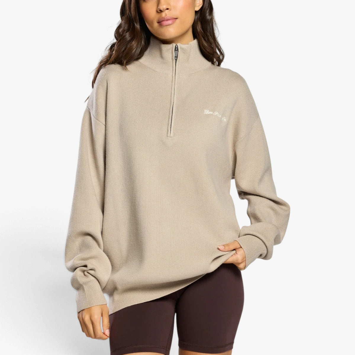 Augustin™ Ribbed Quarter-Zip Sweater