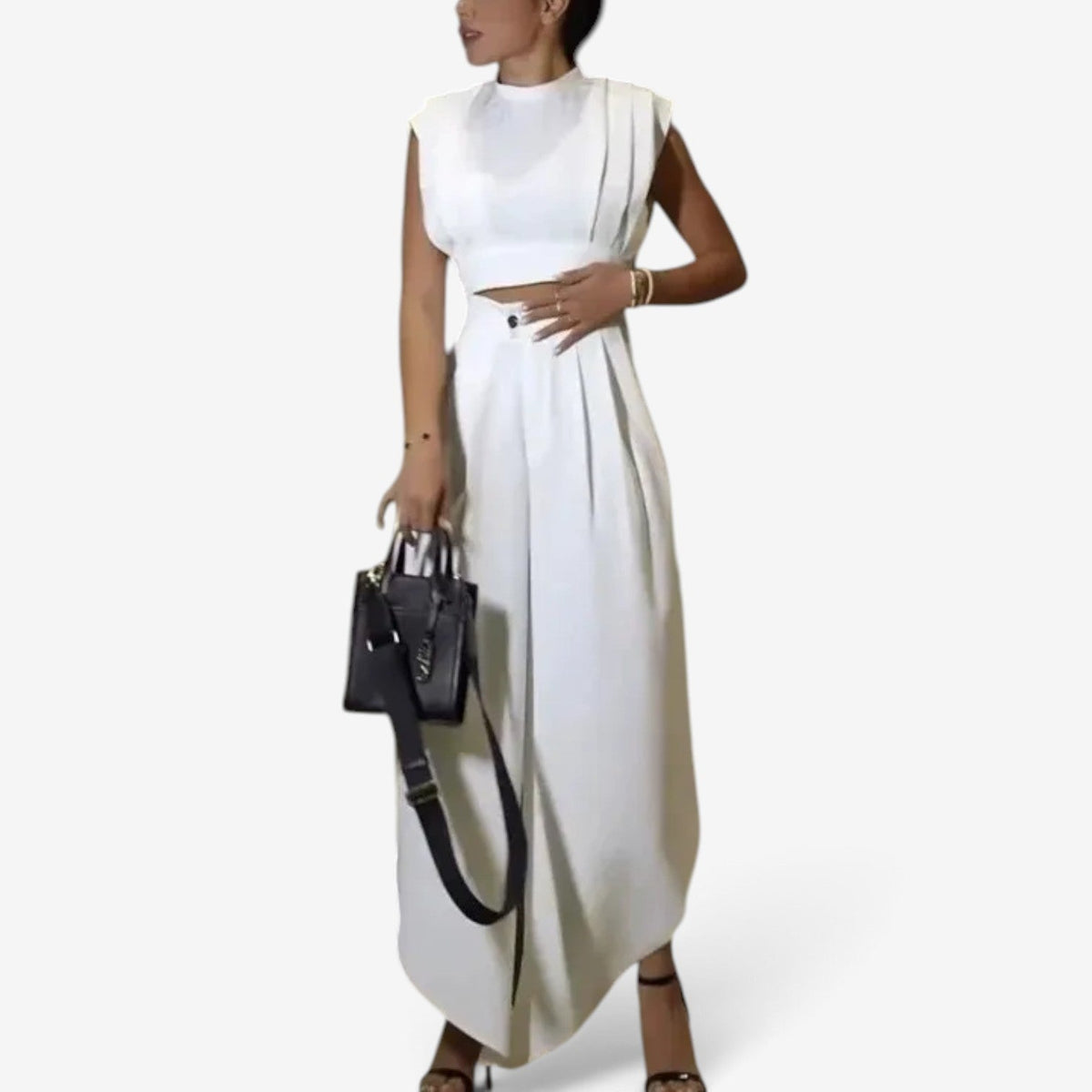 Jiovani™ Crop top & pants set