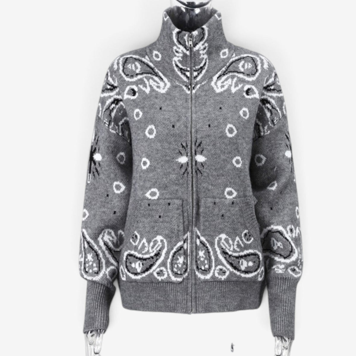 Nerissa™ Bandana knit cardigan