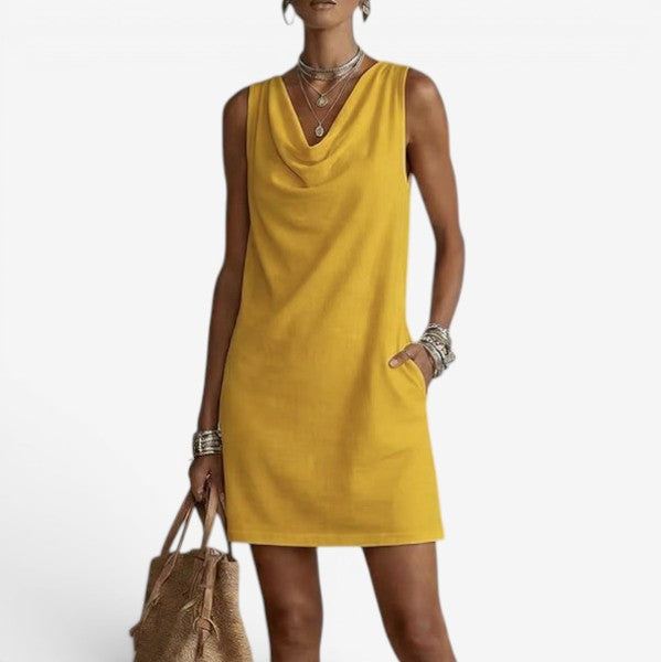 Vera™ Short Cowl Neck Dress
