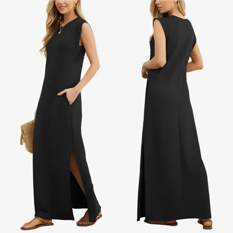 Isadora™ Elegant Straight-Cut Dress