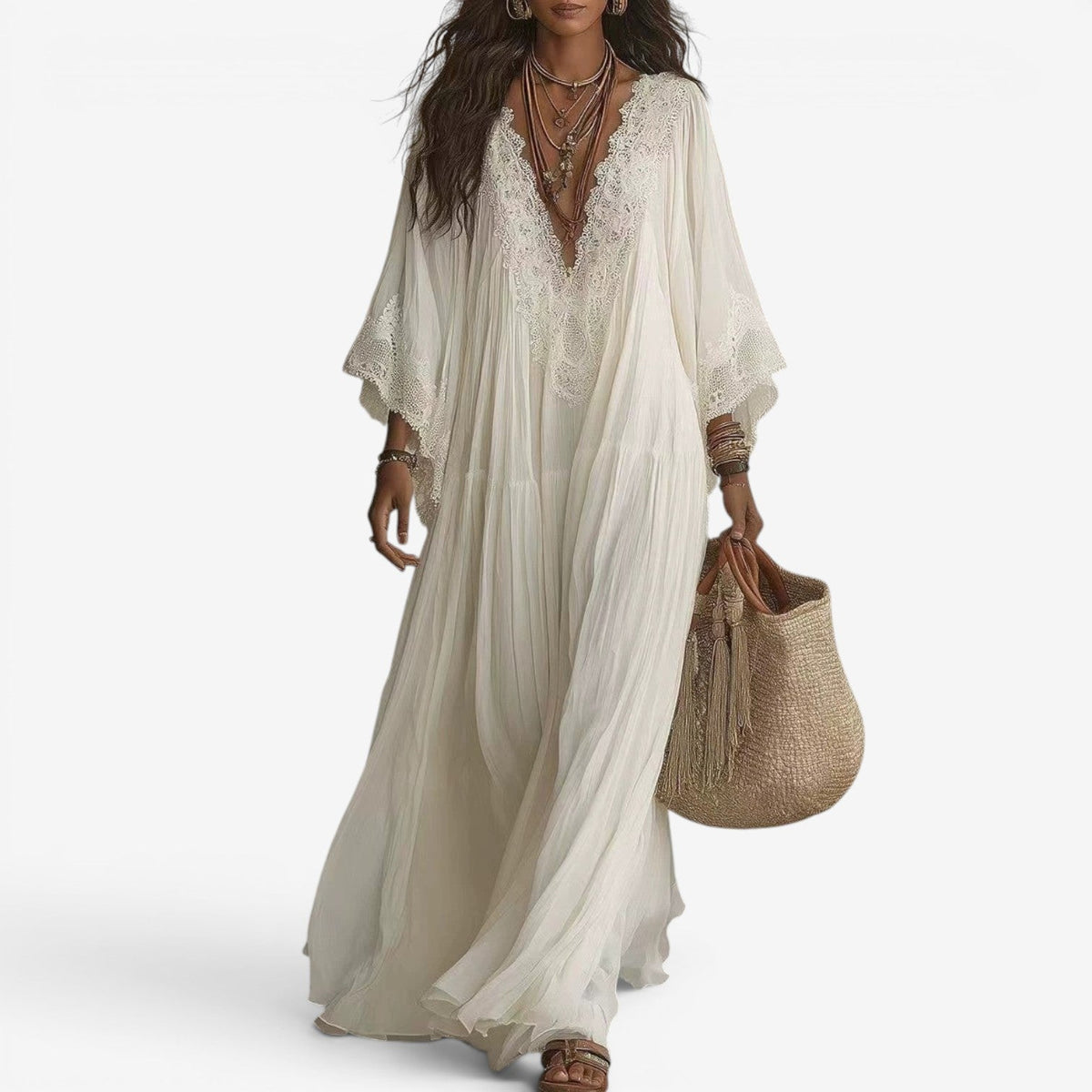 Ada™ Long Kaftan Dress