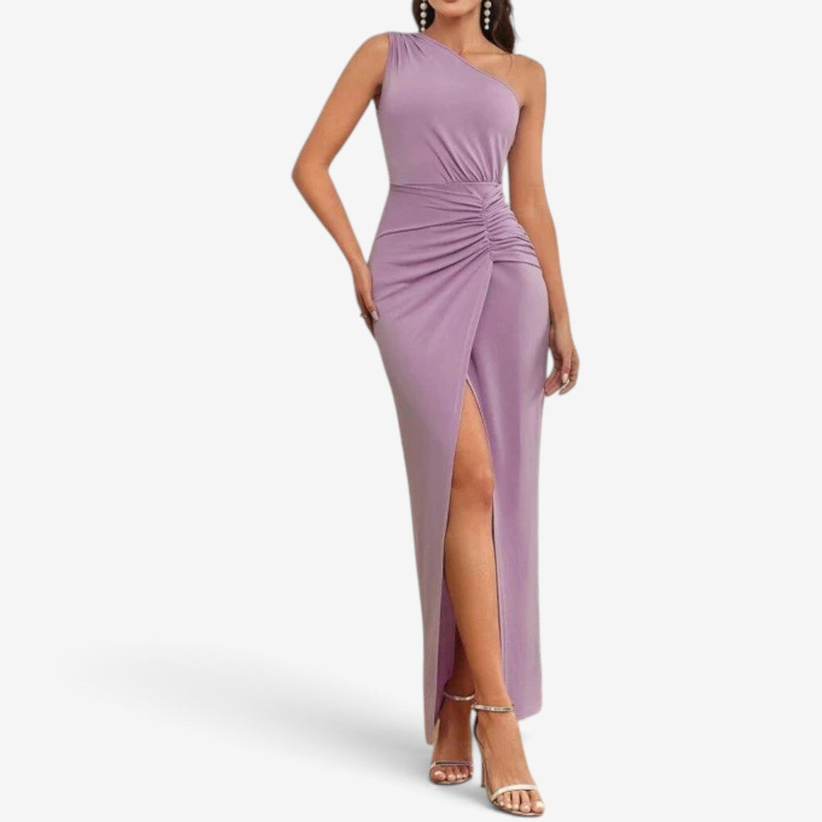 Alexandra™ Long One-Shoulder Dress
