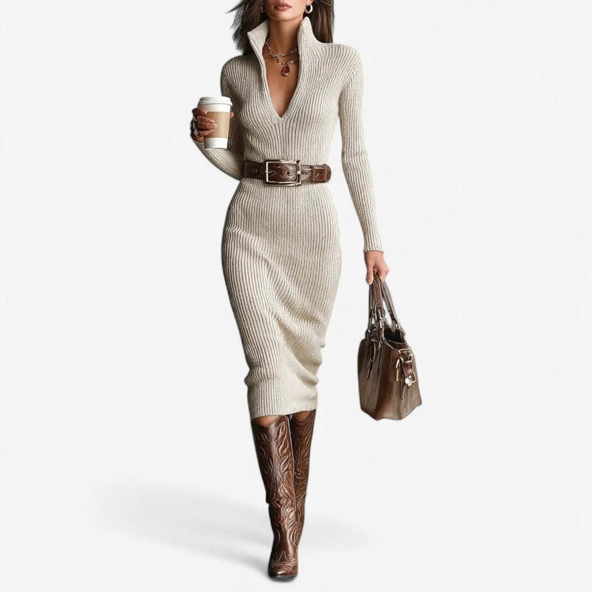 Piatti™ Ribbed Knit Dress