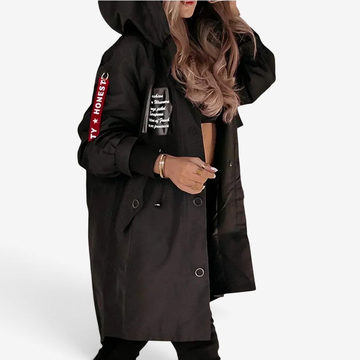 Noemie™ Utility Hooded Longline Jacket