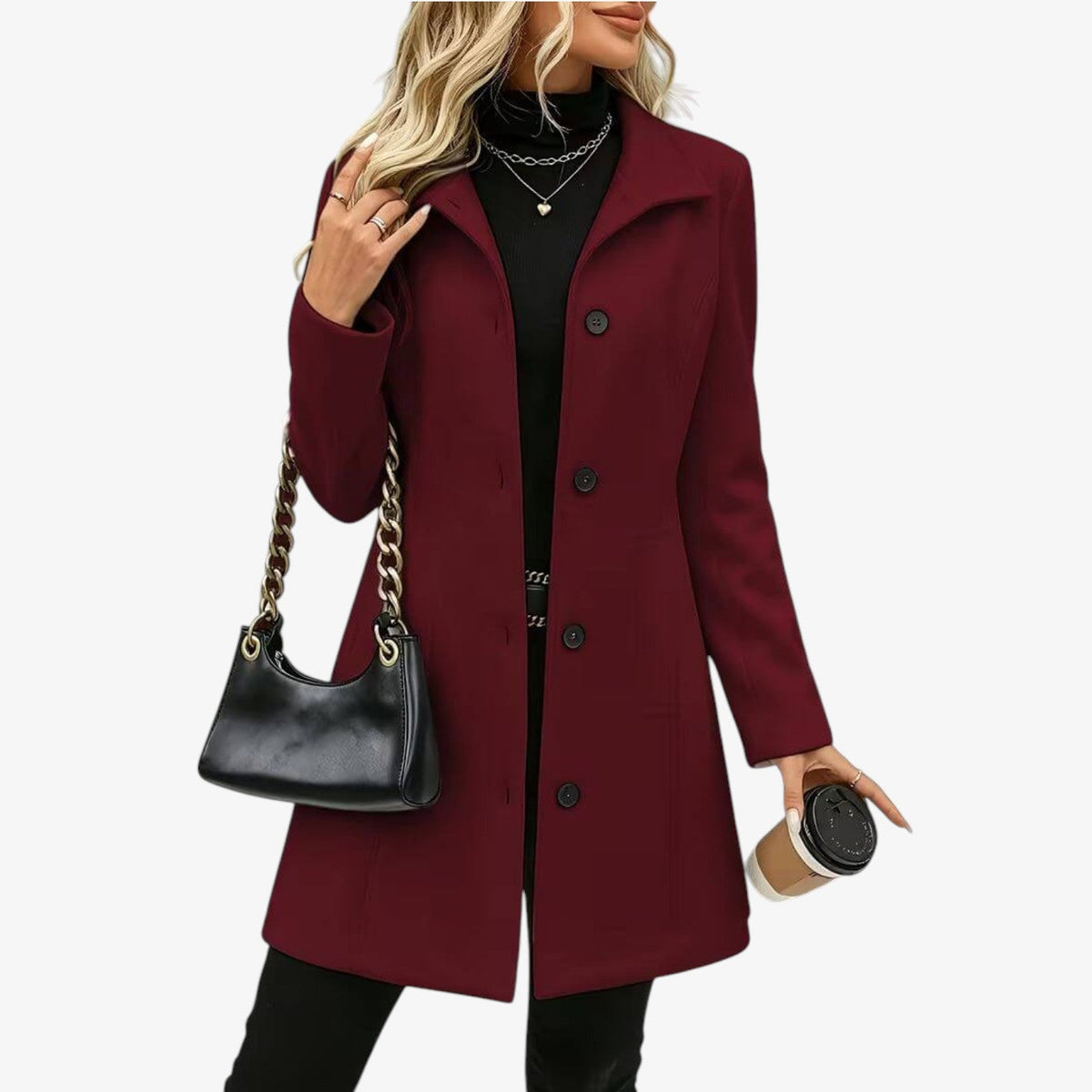 Linnea™ Classic Notch-Collar Coat