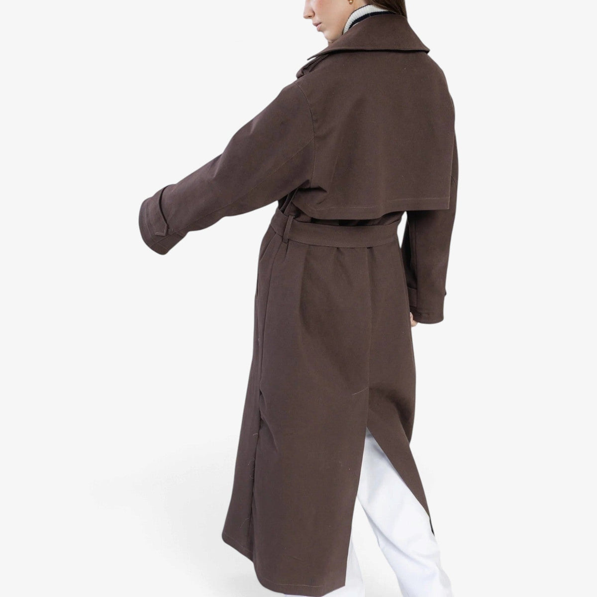 Coralie™ Structured Long Trench Coat