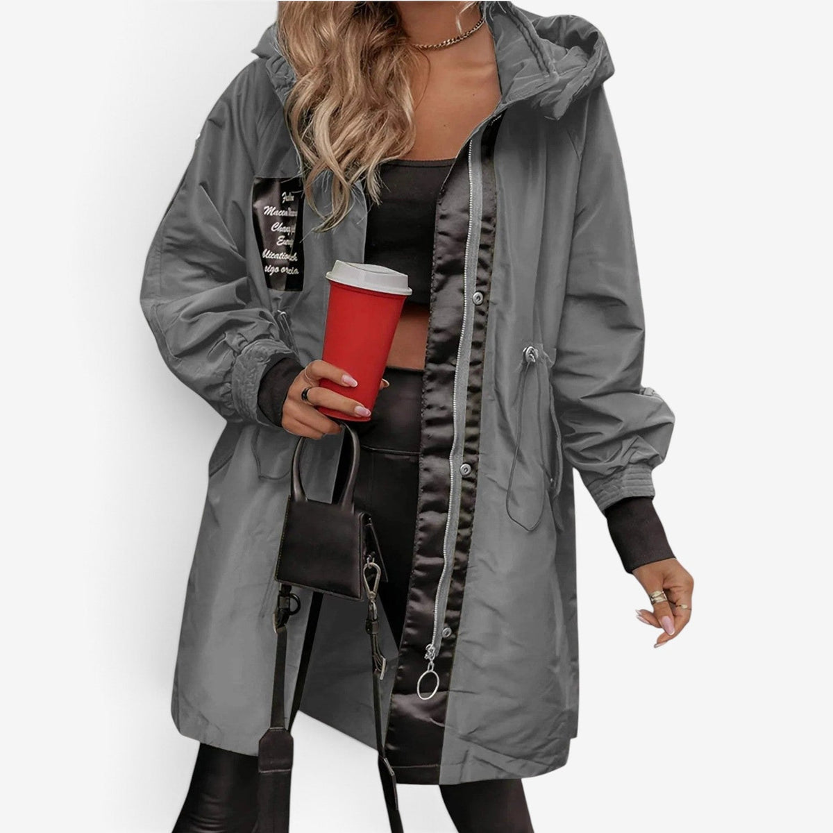 Noemie™ Utility Hooded Longline Jacket