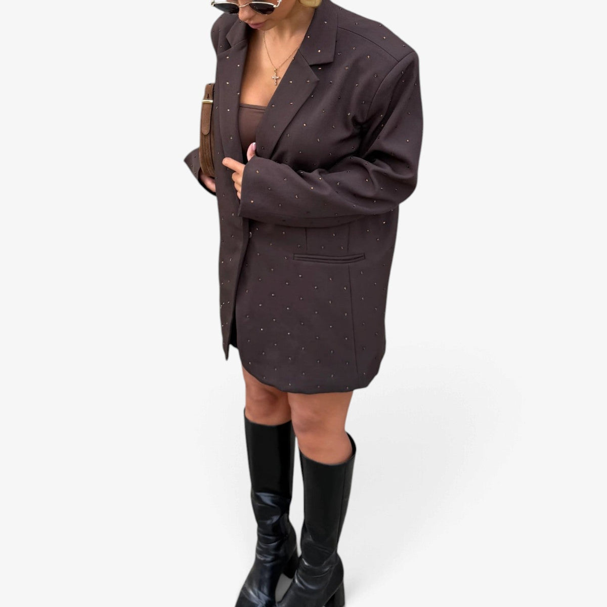 Idalia™ Oversized Speckled Blazer