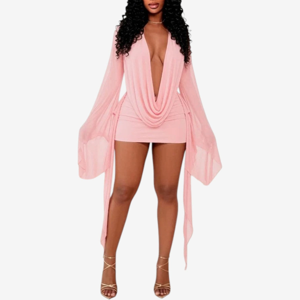 Ricca™ Chiffon mini dress