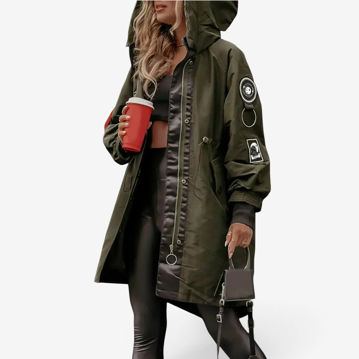 Noemie™ Utility Hooded Longline Jacket