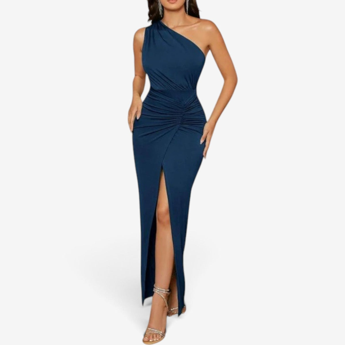 Alessandra™ One-Shoulder Gown
