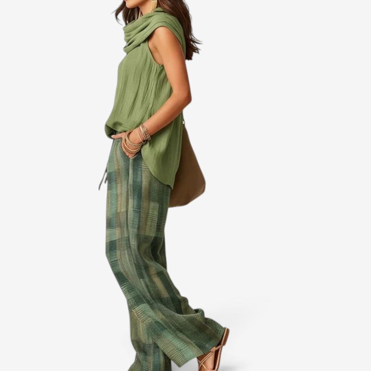 Carina™ Sleeveless top pants set