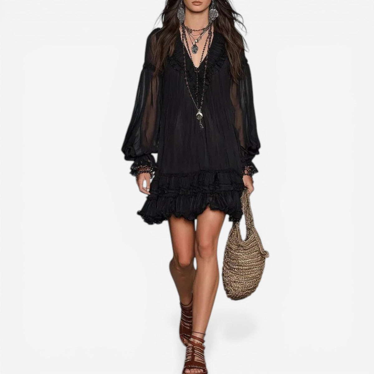 Julianna™ Bohemian mini dress