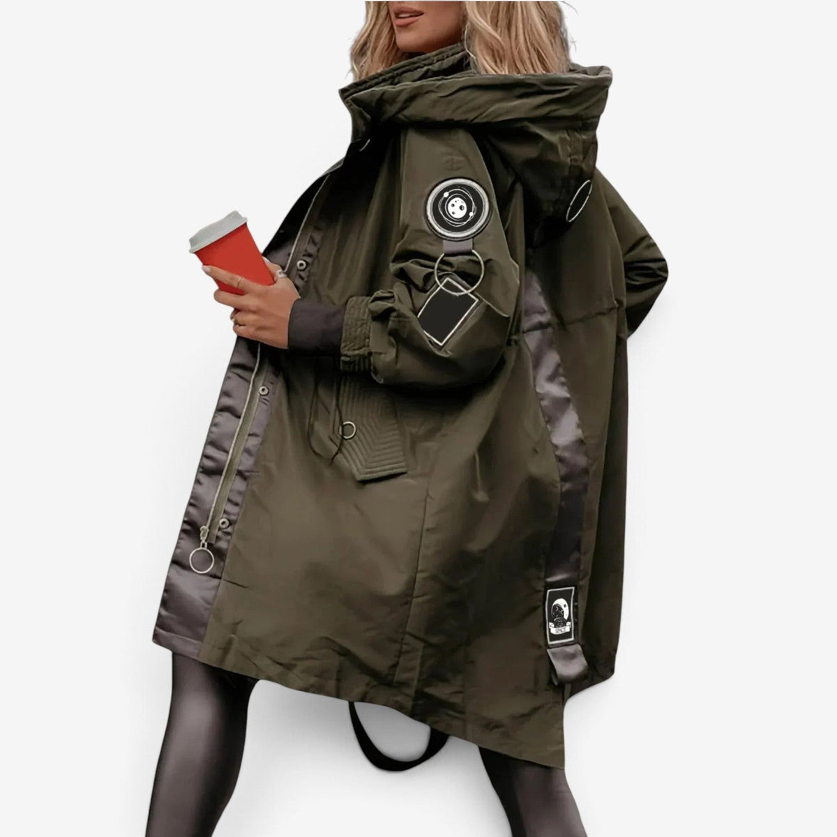 Noemie™ Utility Hooded Longline Jacket
