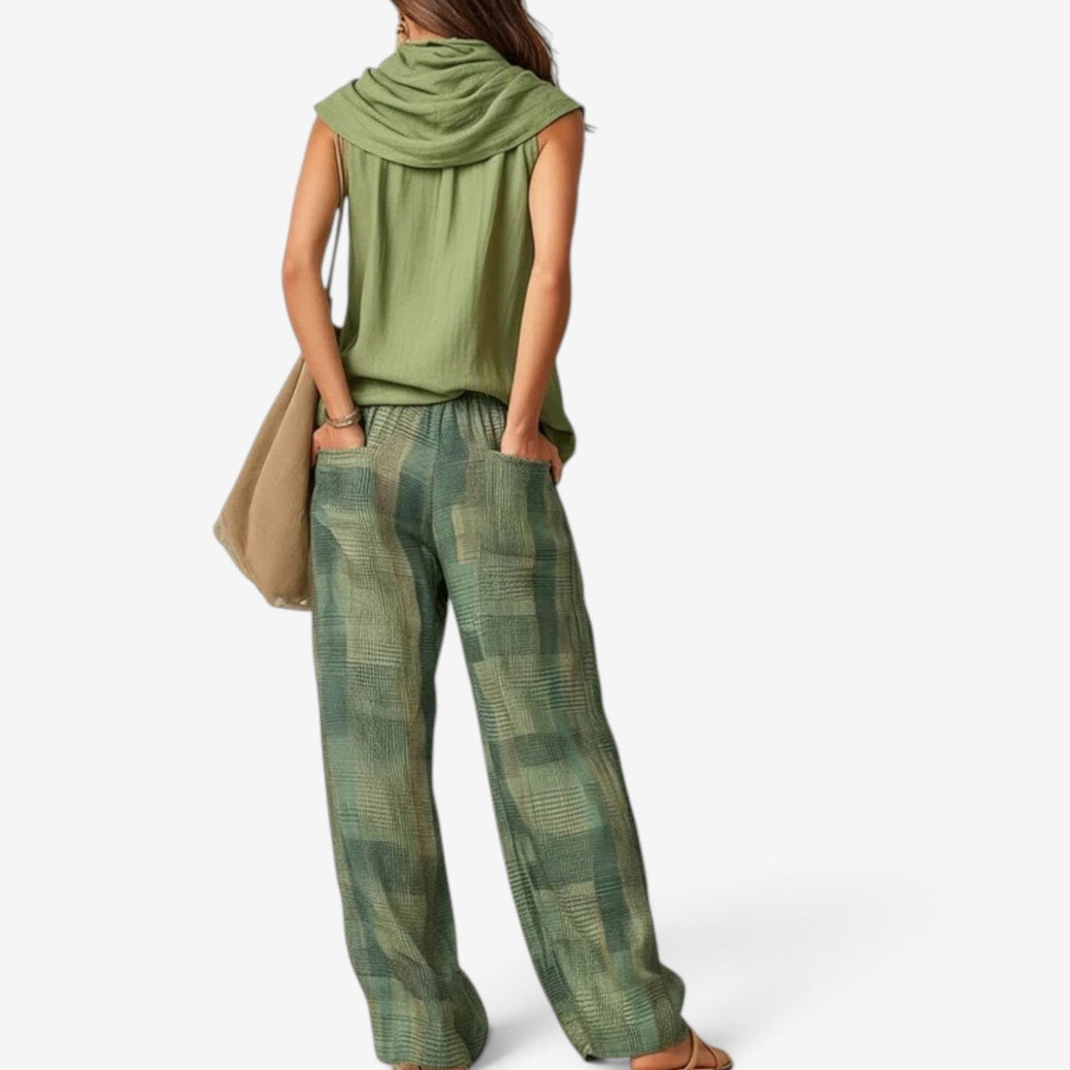 Carina™ Sleeveless top pants set