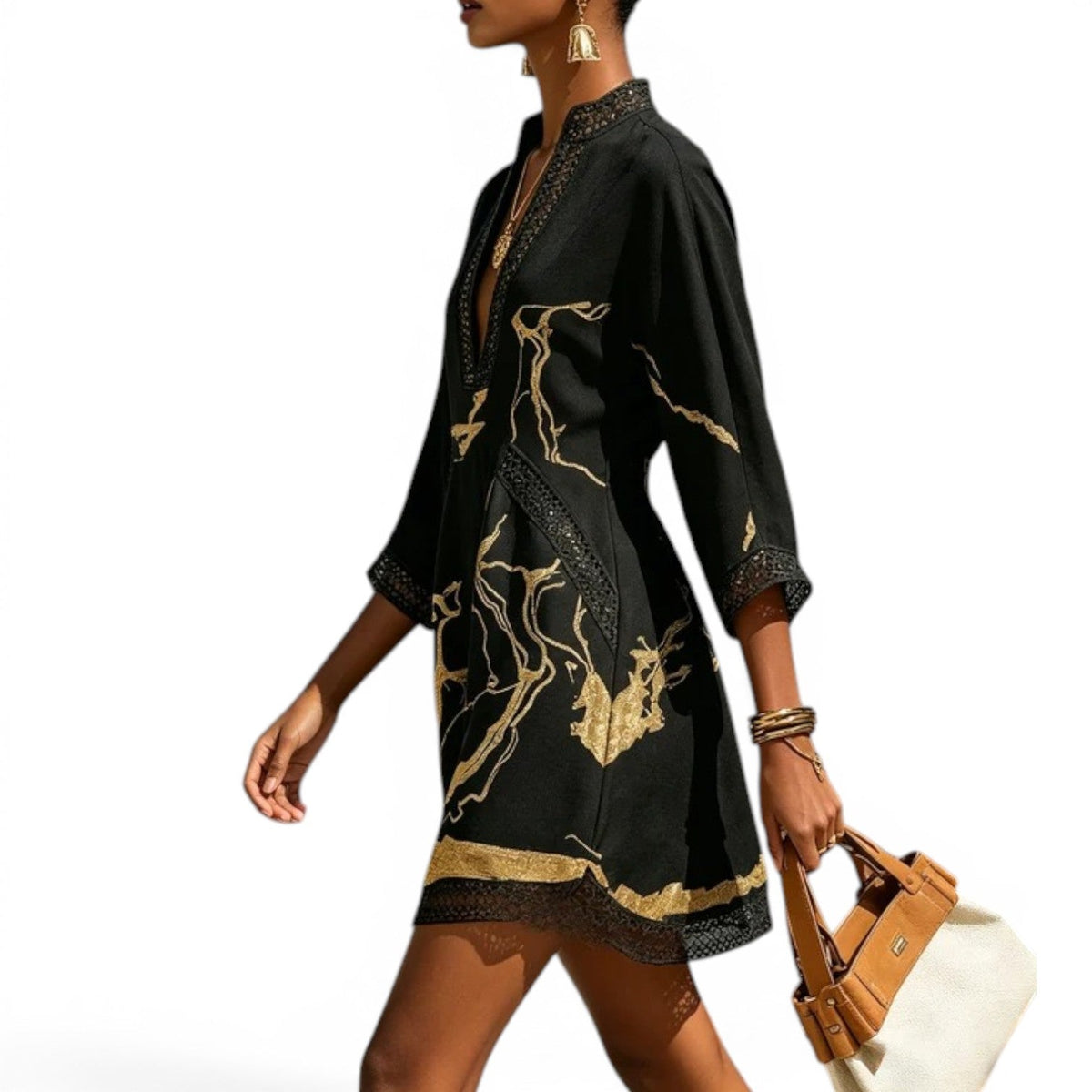 Sevira™ Short tunic dress