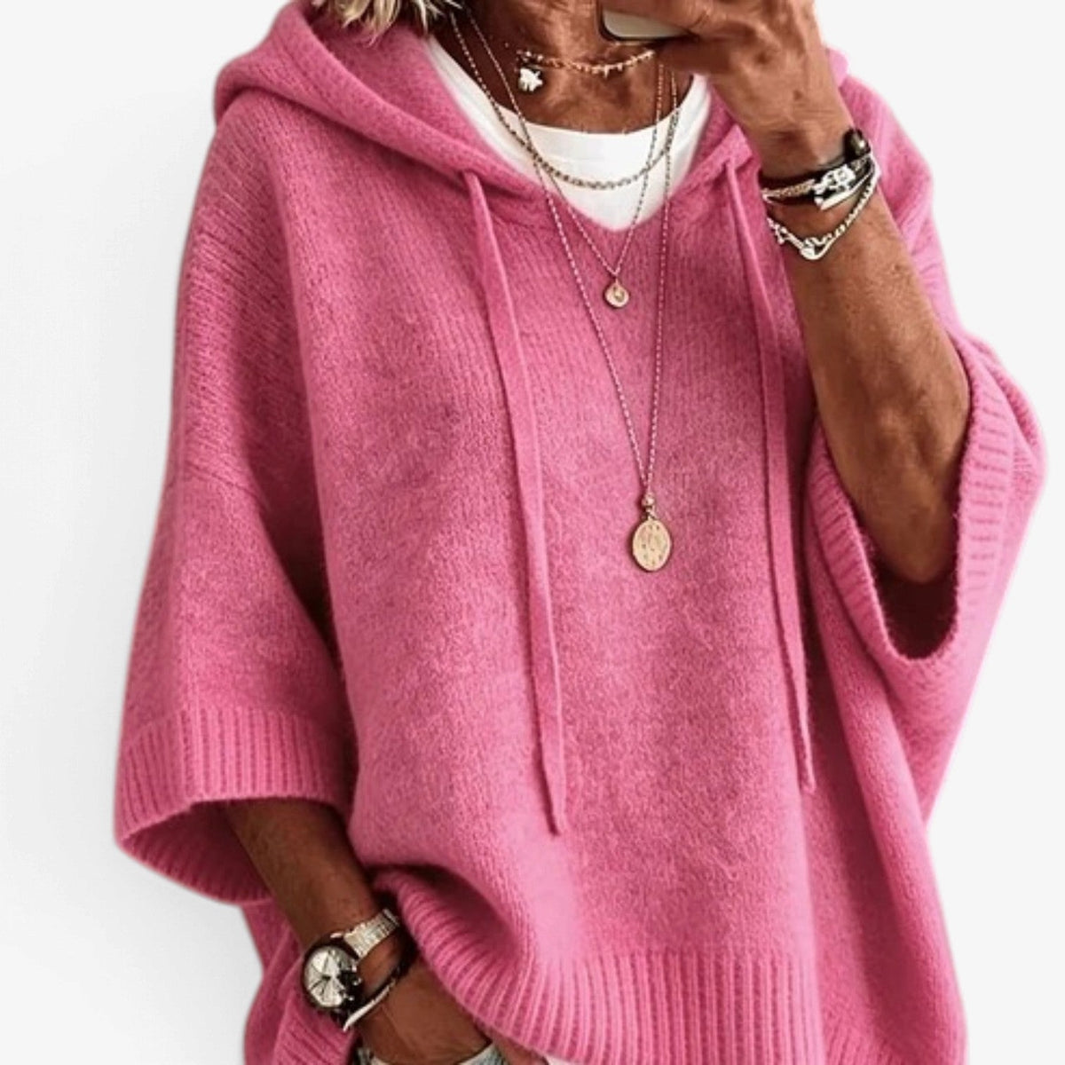 Primrose™ Drawstring Hoodie Sweater