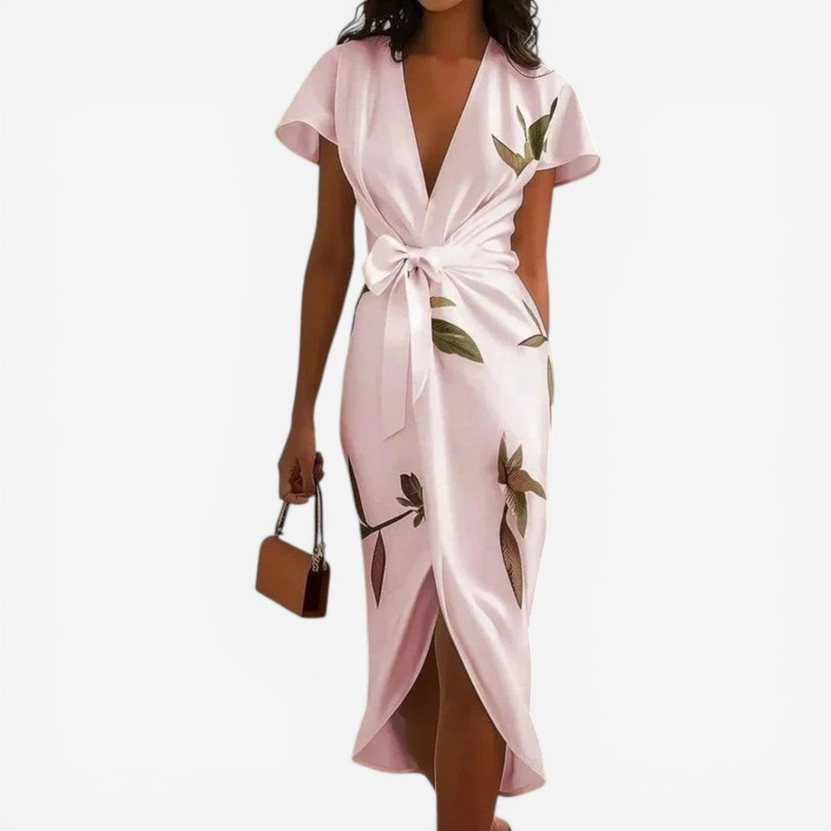 Hailey™ Wrap midi dress