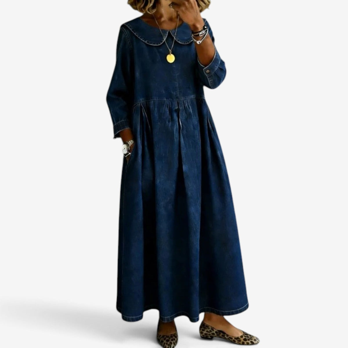 Cecilla™ Long denim dress