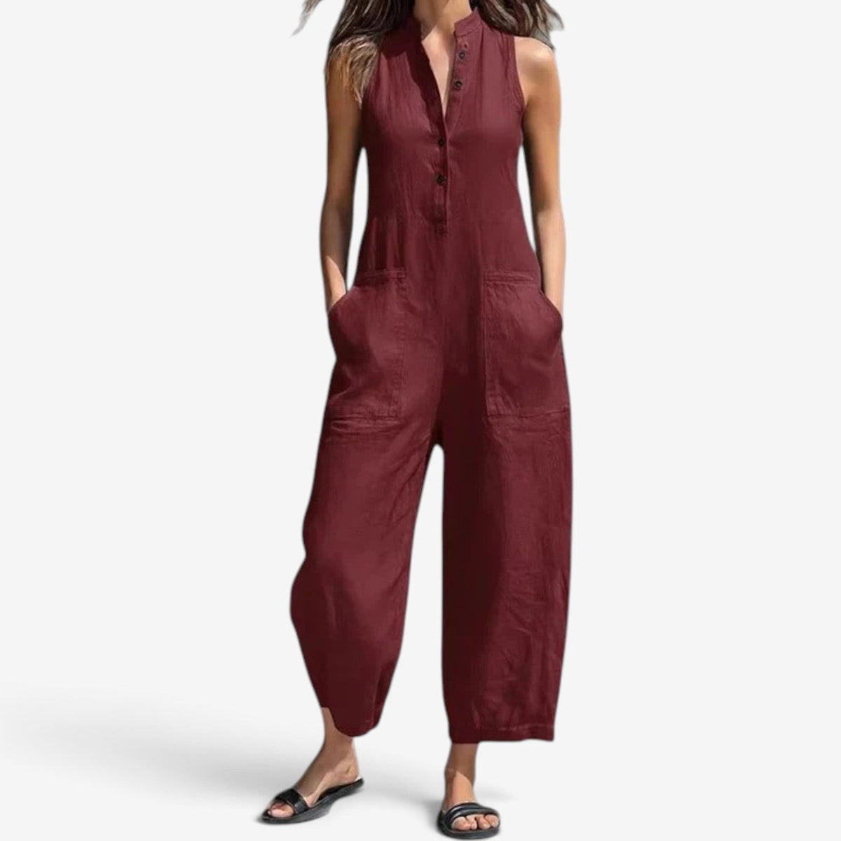 Georgia™ Sleeveless Wide-Leg Jumpsuit