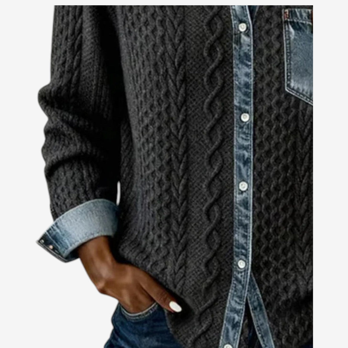 Cicchelli™ Knit Sweater with Collar