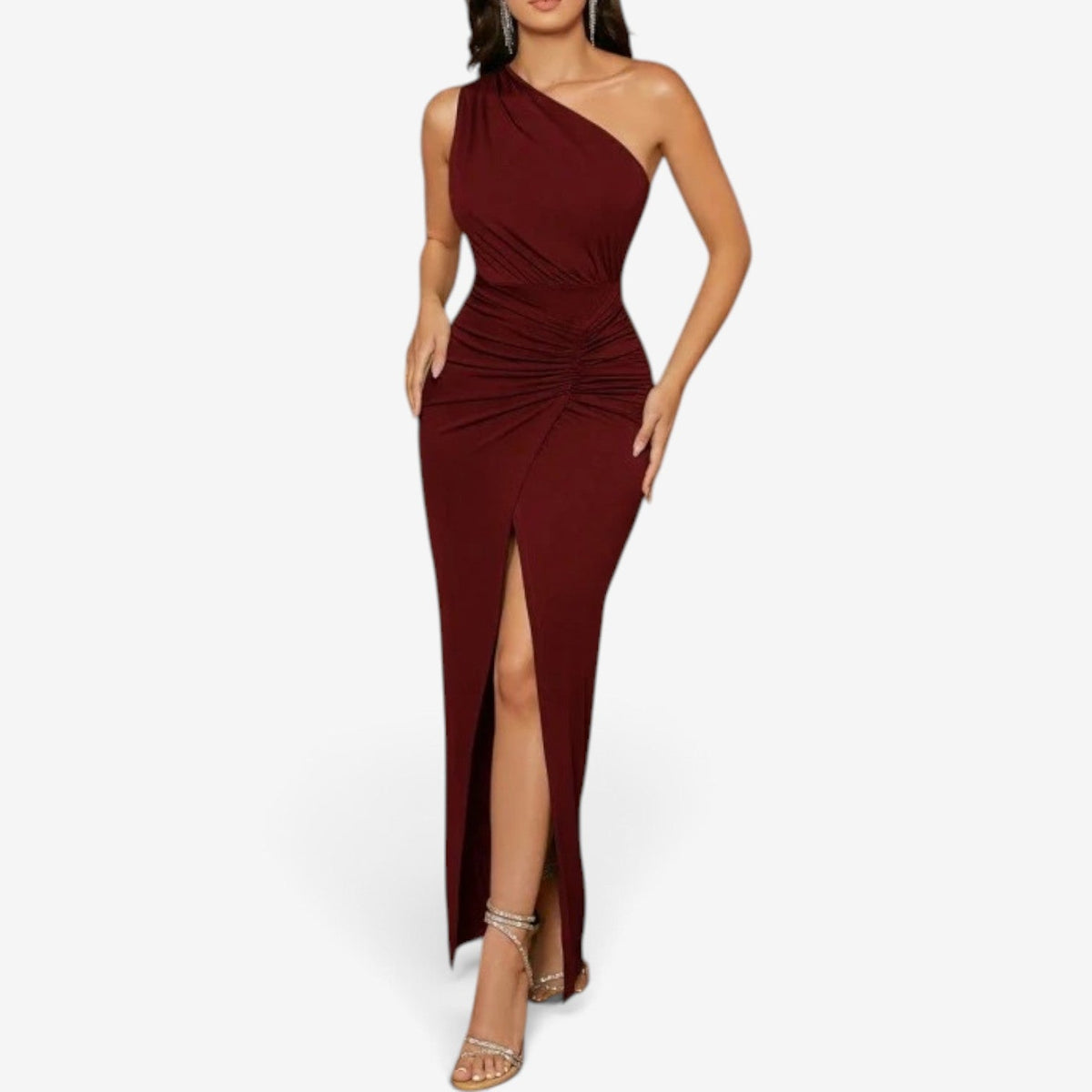 Alessandra™ One-Shoulder Gown