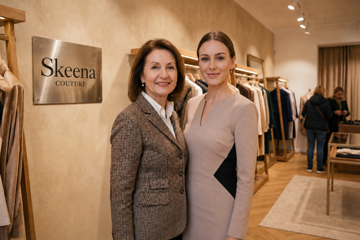 Helene and Eva, Skeena Couture